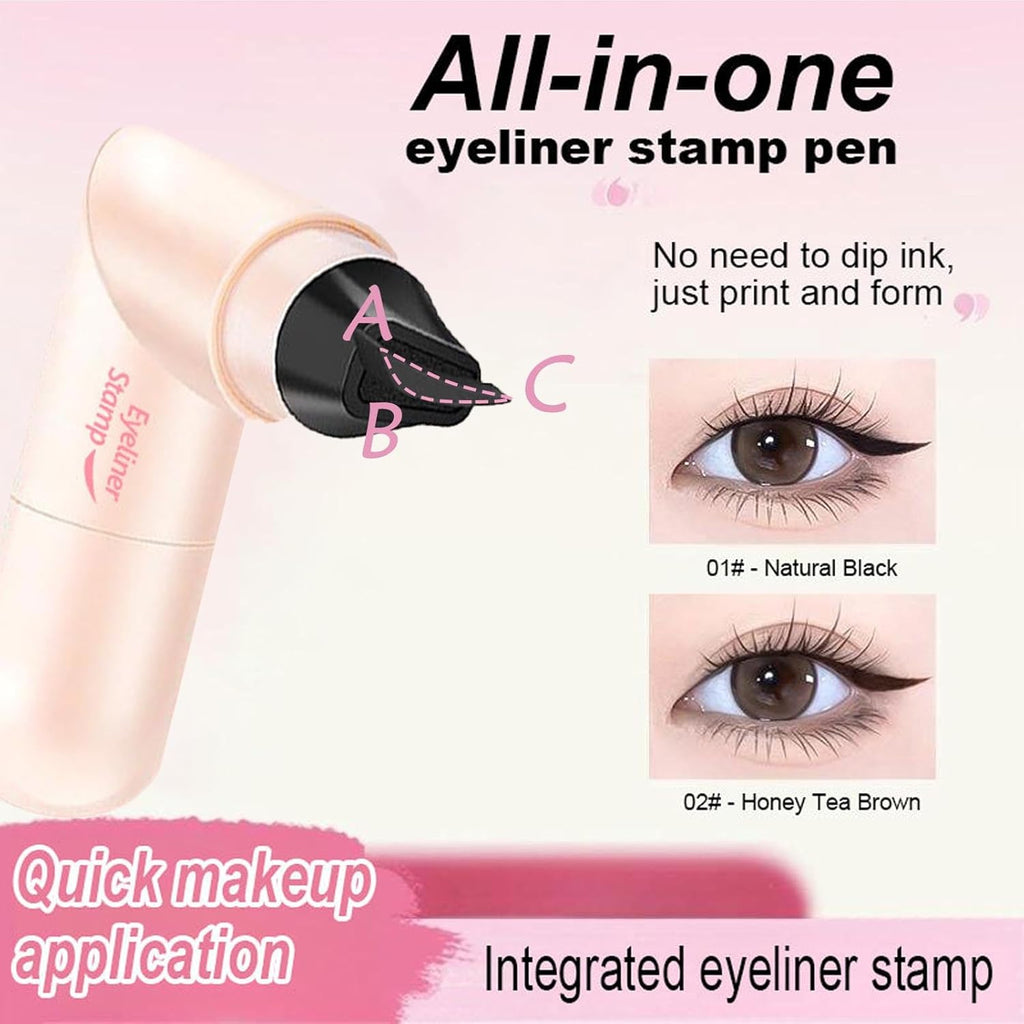 Final 3 Hours: 60%OFF🔥 Rotating Eyeliner Stamp Pen for Easy Cat Eyes